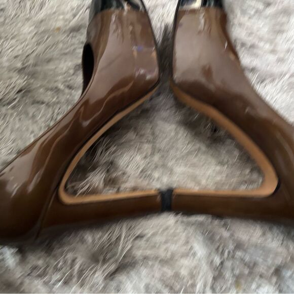 Chanel dress shoes logo pumps colorblock heels classic big monogram platforms - Picture 7 of 12
